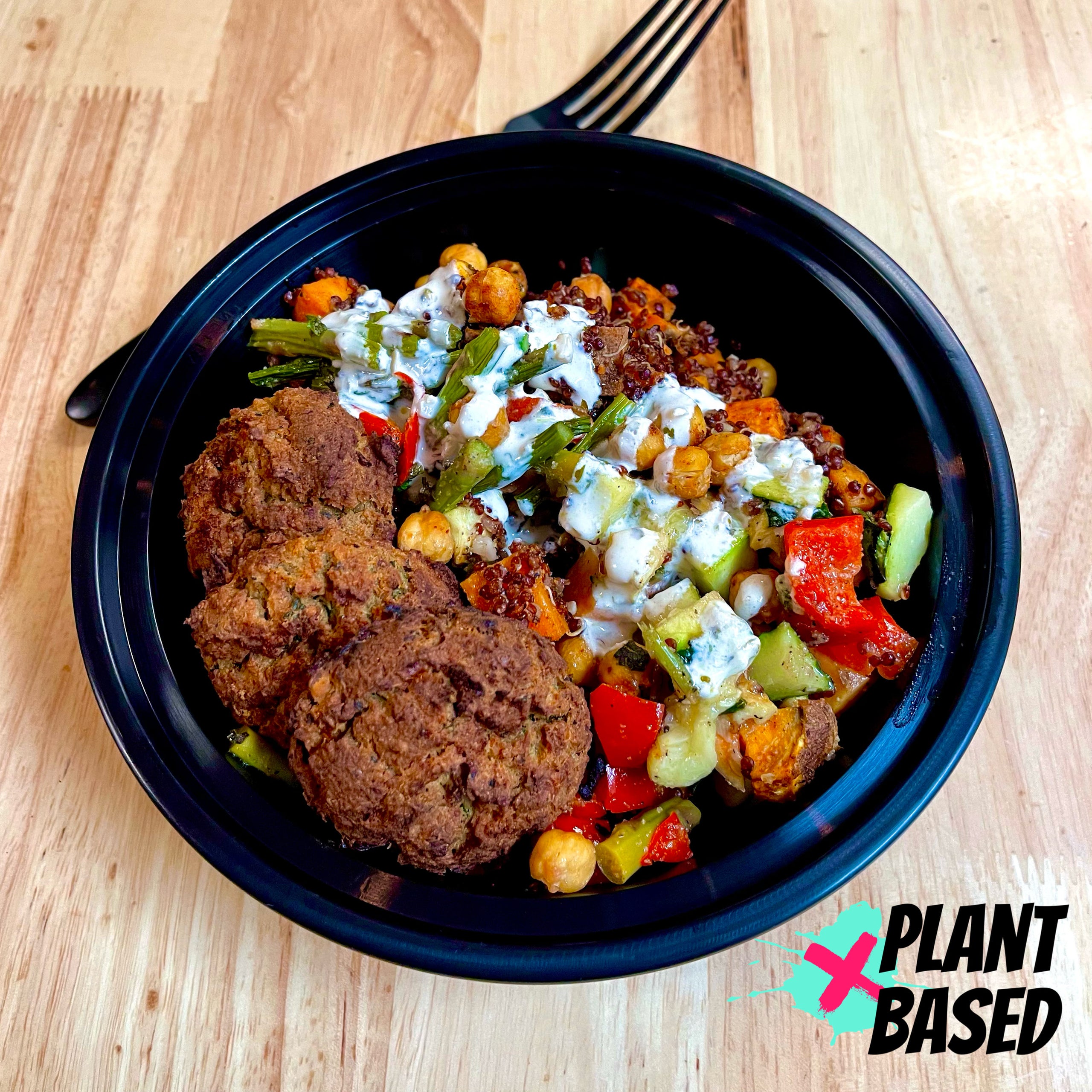 PLANT BASED🌿 MEDITERRANEAN BOWL Warfuel Kitchen